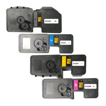 Toner compatible Kyocera TK-5240K/C/M/Y Noir, Cyan, Magenta, Jaune – K:4 000 C/M/Y:3 000 pages