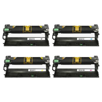 Cartouche compatible Brother DR-241CL Noir / Cyan / Magenta / Jaune – 15 000 pages